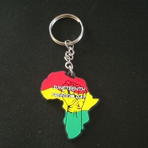 Juneteenth Freedom Day‎ Africa Keychain